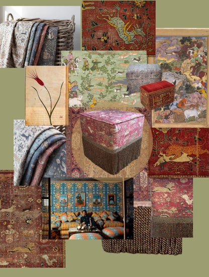 Parson Lahore Dynasty Footstool